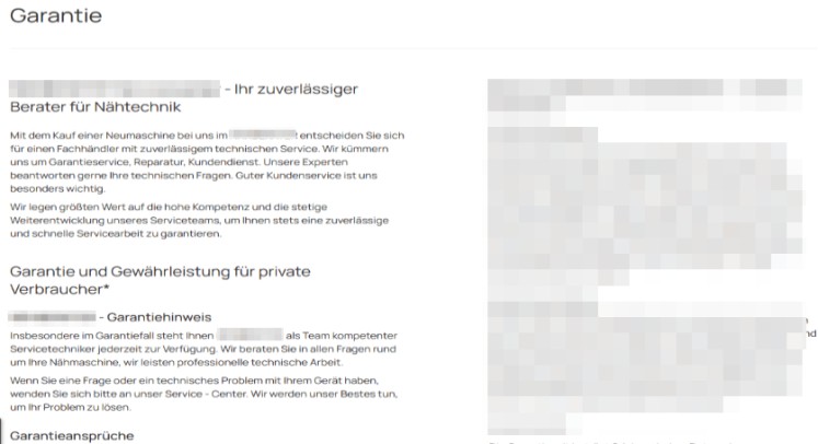 Abmahnung Garantie 2