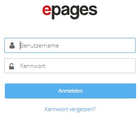Händler-Login bei ePages