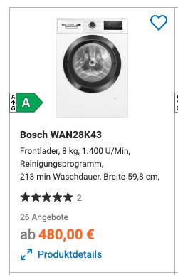 Waschmaschine 1